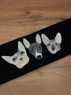 Вышивка животные 5